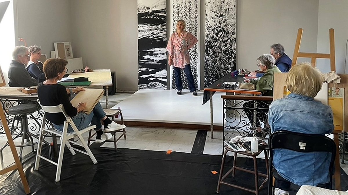 Salles-la-Source. Un atelier plus que vivant avec Vincent Alliot ...