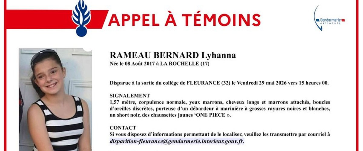Disparition de Lyhanna : plainte pour viol, comportement inapproprié ...