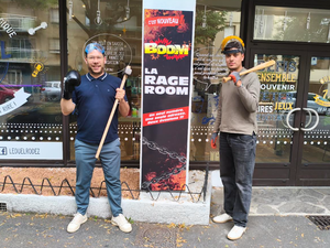 "Donnez une seconde vie à vos objets... en les détruisant" : "Boom, la rage room", une activité à vraiment tout casser à Rodez !