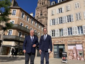 Les sénateurs de l'Aveyron Jean-Claude Anglars et Alain Marc partent en campagne en vue des élections de septembre