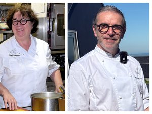 "La vente directe et la production locale, c'est ça qu'on veut défendre" : depuis l'Aveyron, les chefs étoilés Nicole Fagegaltier et Sébastien Bras plaident pour une agriculture plus raisonnée