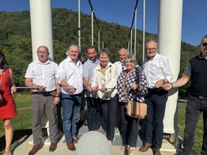 "Cet ouvrage tient un rôle" : la passerelle himalayenne qui relie les deux rives du Lot à Saint-Parthem a été inaugurée