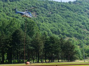 Une trentaine d'hectares de végétation détruite par les flammes près de Millau, le feu est désormais fixé, 70 sapeurs-pompiers toujours sur place