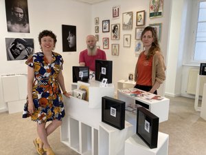 Trois artistes, trois amis et trois regards exposent ensemble à la galerie Quartier libre, rue de Bonald à Rodez