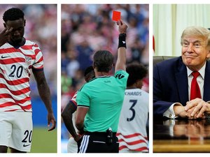 "Merci à la Fifa d'avoir fait ce qu'il fallait et d'avoir réparé une grande injustice !", le carton rouge de Balogun suspendu après un coup de fil de Trump à Infantino