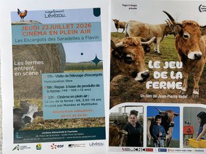 Quand cette ferme d'escargots de l'Aveyron devient un cinéma à ciel ouvert... et fait saliver les invités