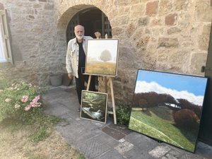 Exposition : Guy Sounillac fait vivre la beauté de l'Aubrac dans ses toiles