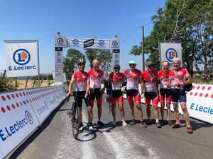 Sept cyclotouristes au Tour de France