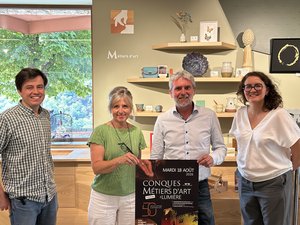 "Ville et métiers d'art", Conques propose une dernière soirée pour mettre en lumière le savoir-faire local