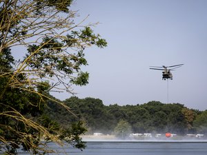 Incendie des Landes : contre le feu qui a parcouru 1 100 hectares, l'Australie prête à la France son Chinook CH-47D, un super bombardier d'eau