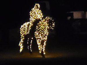 C'était un spectacle "prototype" et au final un millier de personnes ont passé une nuit du Cheval magique dans ce village de l'Aveyron
