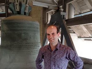 Le carillonneur espagnol Blai Ciurana i Abelli à la collégiale ce week-end.