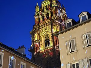 C'est le dernier soir pour le mapping sur les 500 ans du clocher de la cathédrale de Rodez