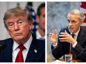 Tensions commerciales entre les États-Unis et le Canada : Trump dégaine son arme favorite avec des droits de douane de 50 %, Mark Carney dit qu'il répondra "dollar pour dollar"