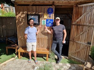 Les Volets bleus sont devenus un point d'accueil vélo : ce qui va changer avec ce gîte d'étape en Aveyron