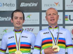 Le Millavois Élie De Carvalho et Mickaël Guichard conservent leur titre de champions du monde en para-cyclisme aux Etats-Unis