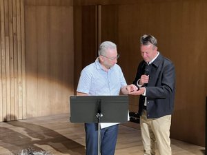 "Seul, on ne fait rien" : de Notre-Dame de Paris à Notre-Dame de Rodez, la Société des lettres de l'Aveyron honore le tailleur de pierre Dominique Vermorel