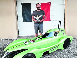 Champion de France et deuxième de la coupe d'Europe, cet Aveyronnais est bien un champion... de la caisse à savon