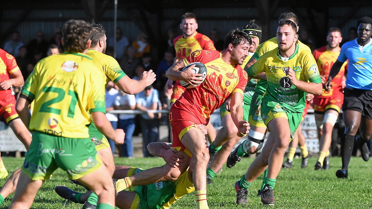 Fédérale 2 : un week-end de derbys à Rodez pour les seniors rugby sang et or