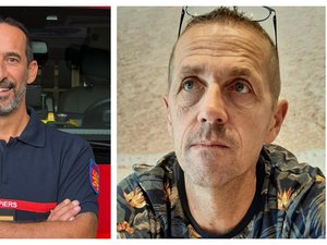 29 et 26 ans avec "les mêmes valeurs" : à Rodez, les pompiers Hervé Alauzet et Laurent Bernad quittent le centre de secours Louis-Dausse