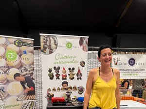 Marché des pays de l'Aveyron : grâce à Gaëlle Fizes, la gourmandise peut prendre des formes très originales