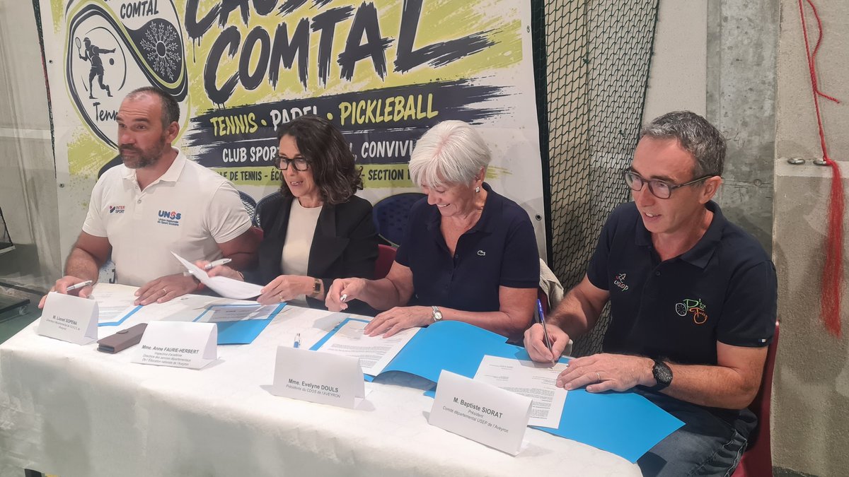 Usep introduce pickleball and sign sports partnership charter in Lioujas