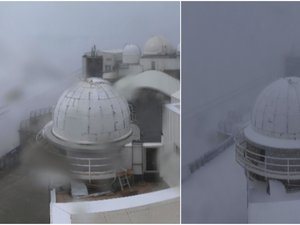 L'image du jour : les Pyrénées accueillent la neige, un manteau blanc couvre le Pic du Midi ce jeudi 8 octobre