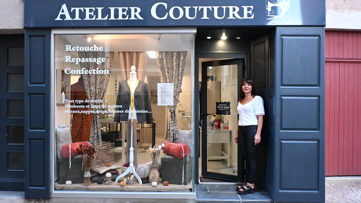 Pour "prolonger la vie des vêtements",  un nouvel atelier de couture ouvre ses portes rue de l’Embergue à Rodez