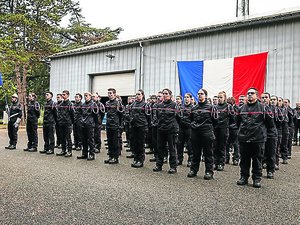 L'image du jour : 50 nouveaux volontaires intègrent les rangs des sapeurs-pompiers de l'Aveyron