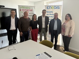 Pour le développement économique en zone rurale, Enedis et Initiative Aveyron renouvellent leur partenariat pour deux ans