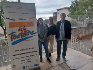 "L'idée est de répondre au mieux à l'engagement d'éducation populaire" : Stéphane Bérard, nouveau directeur des Ateliers de la fontaine à Villefranche-de-Rouergue