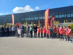 "Il ne doit pas être une barrière mais doit assurer une transition avec l'avenue Victor-Hugo" : une petite fête autour du nouveau stade Paul-Lignon inauguré officiellement !